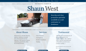 Shaun West home page